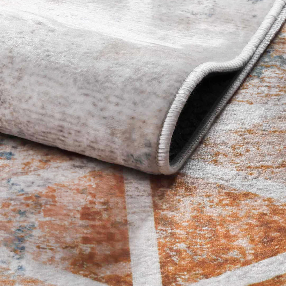 Brown-Beige patterned runner