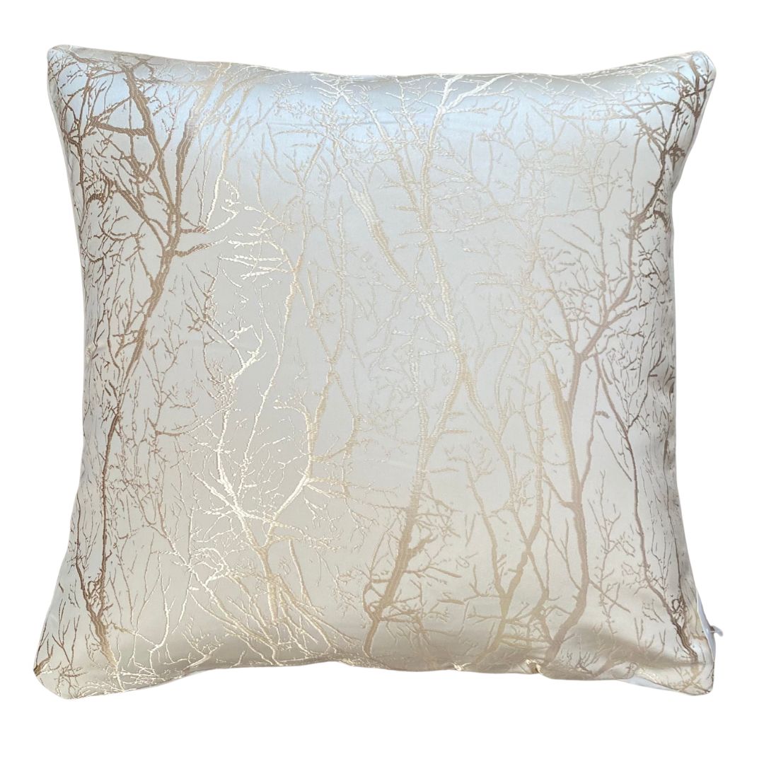 Branch velvet decorative pillow - 45x45 cm