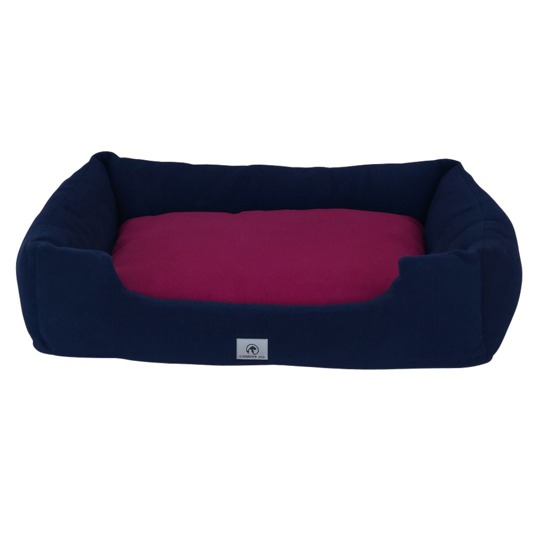 Beki - Pet bed with edge and memory foam cushion