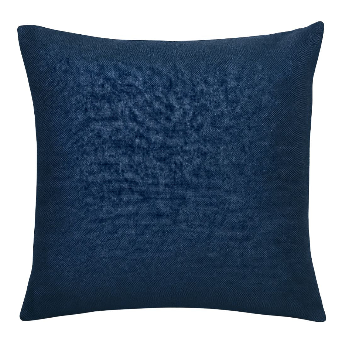 Dark blue decorative pillow - with insert - 45x45 cm