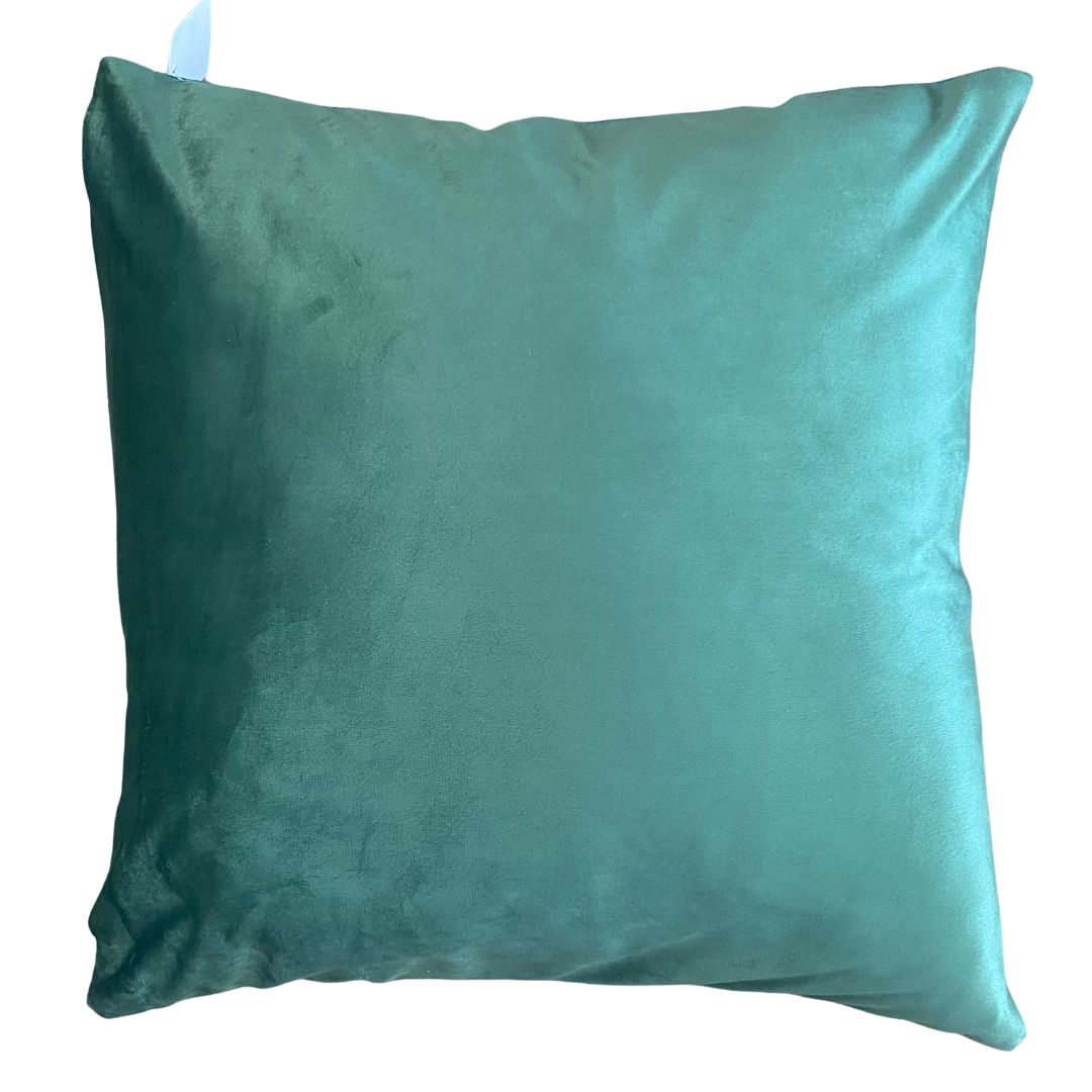 Branch velvet decorative pillow - 45x45 cm