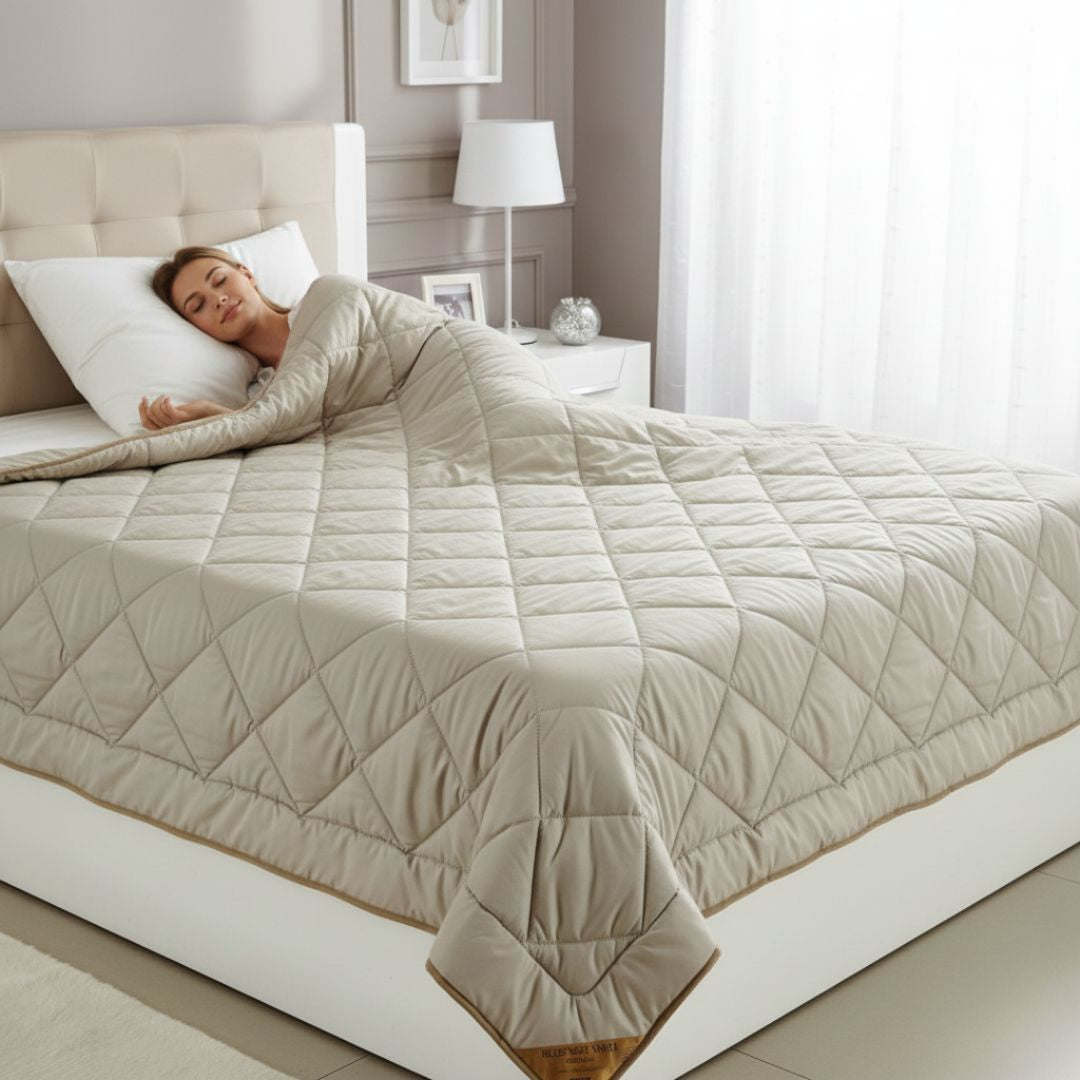 White - Wool 4-season duvet - 140x200 cm