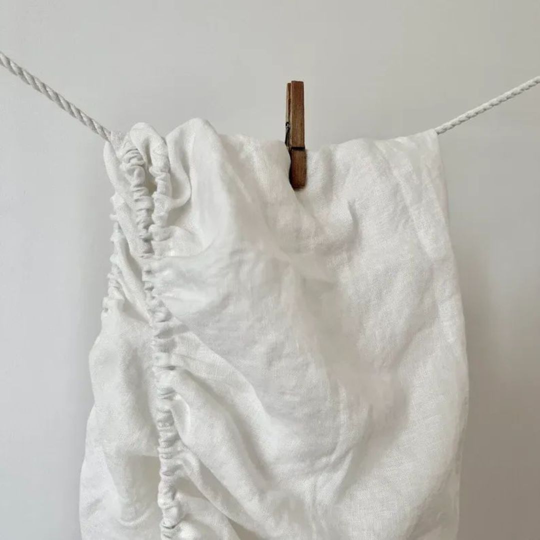 Gyerek fehér gumis lepedő - 135 g/m2