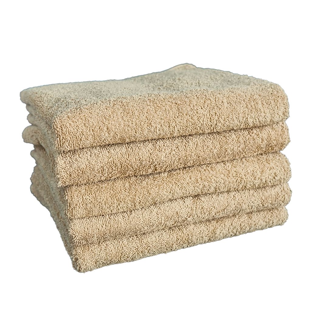 Hotelfrotteehandtuch - 450 gr/m2 - Beige - verpackt
