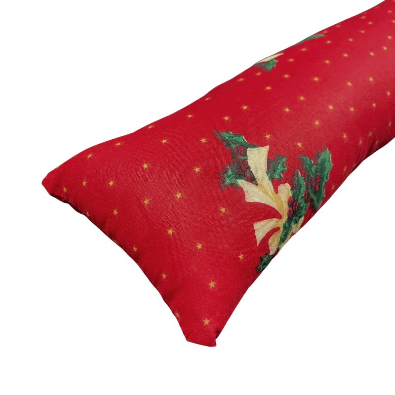 Weihnachtszugluftstopper - Glockenmuster