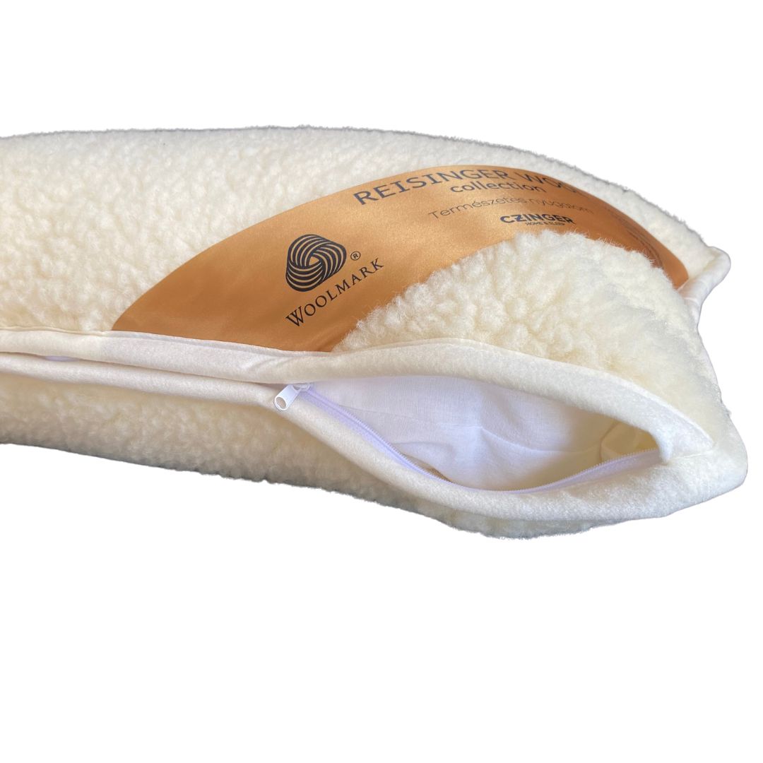 Wool Euro pillow double-sided 450 gr/m2 - 40x80 cm