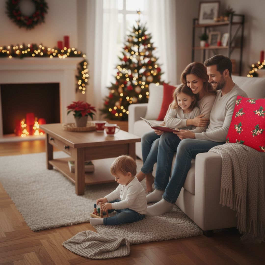 Kissen mit Reißverschluss und Einsatz in Rot mit Stern