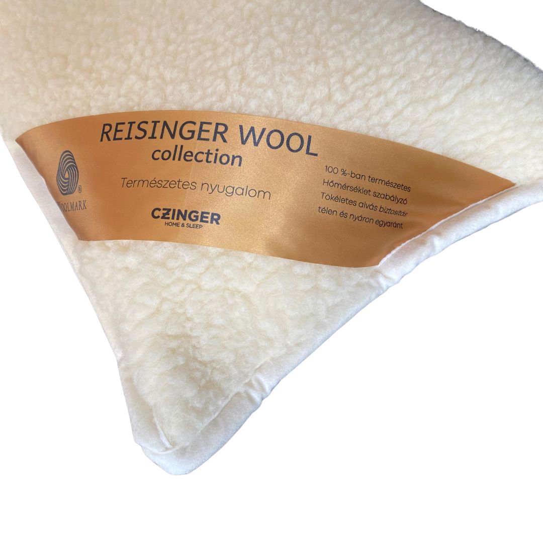 Wool Euro pillow double-sided 450 gr/m2 - 40x80 cm