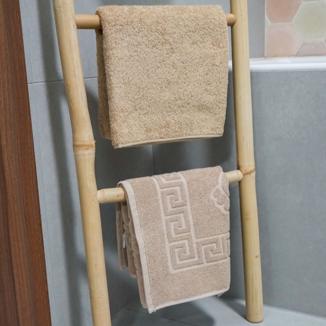 Hotelfrotteehandtuch - 450 gr/m2 - Beige - verpackt