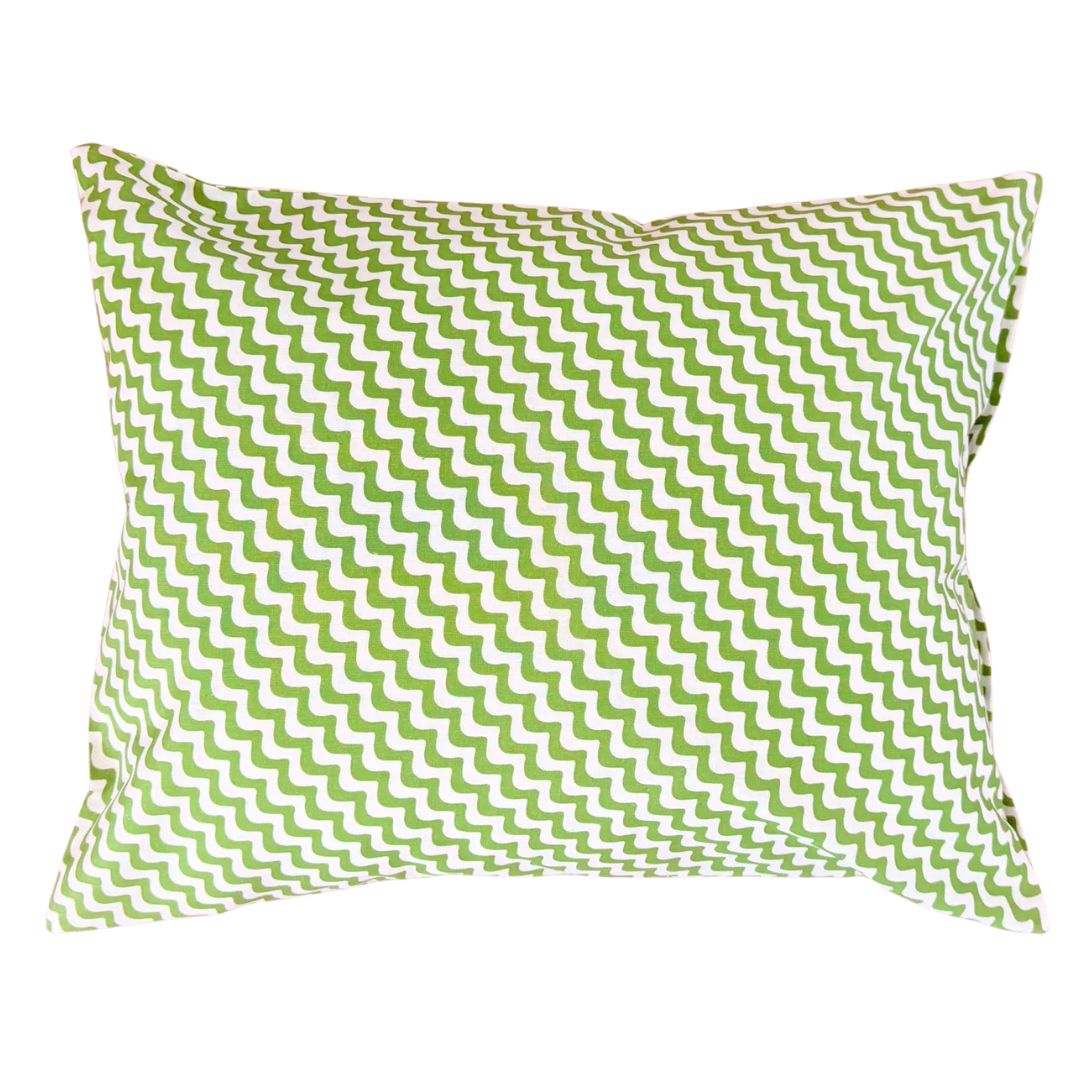 Pamut párnahuzat - Pisztácia hullám