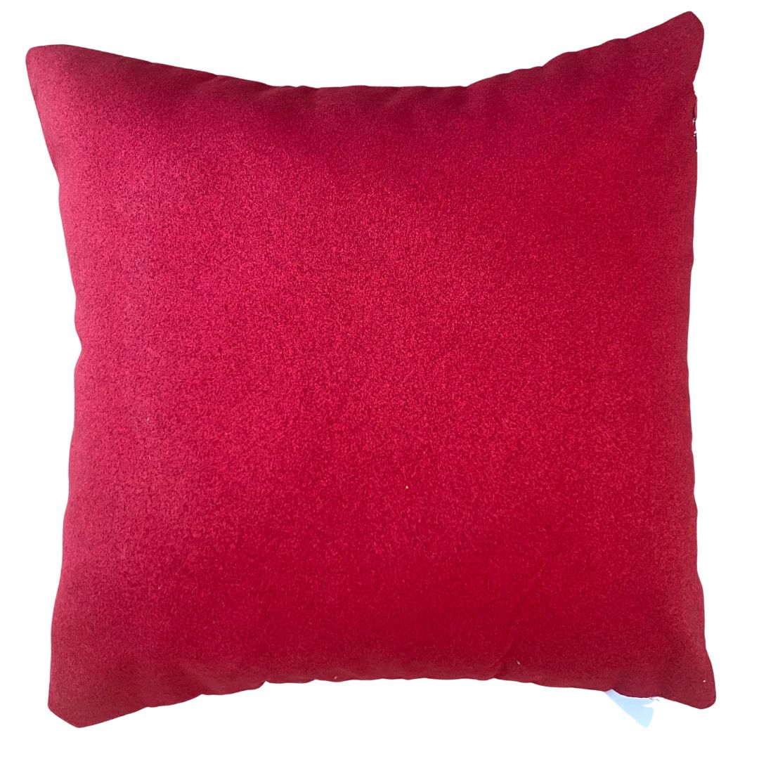 Branch velvet decorative pillow - 45x45 cm
