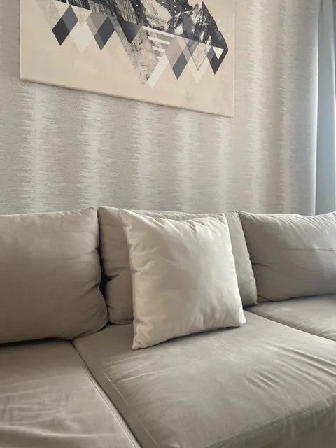 Dekokissen (mit Einlage) 45x45 cm (creme)