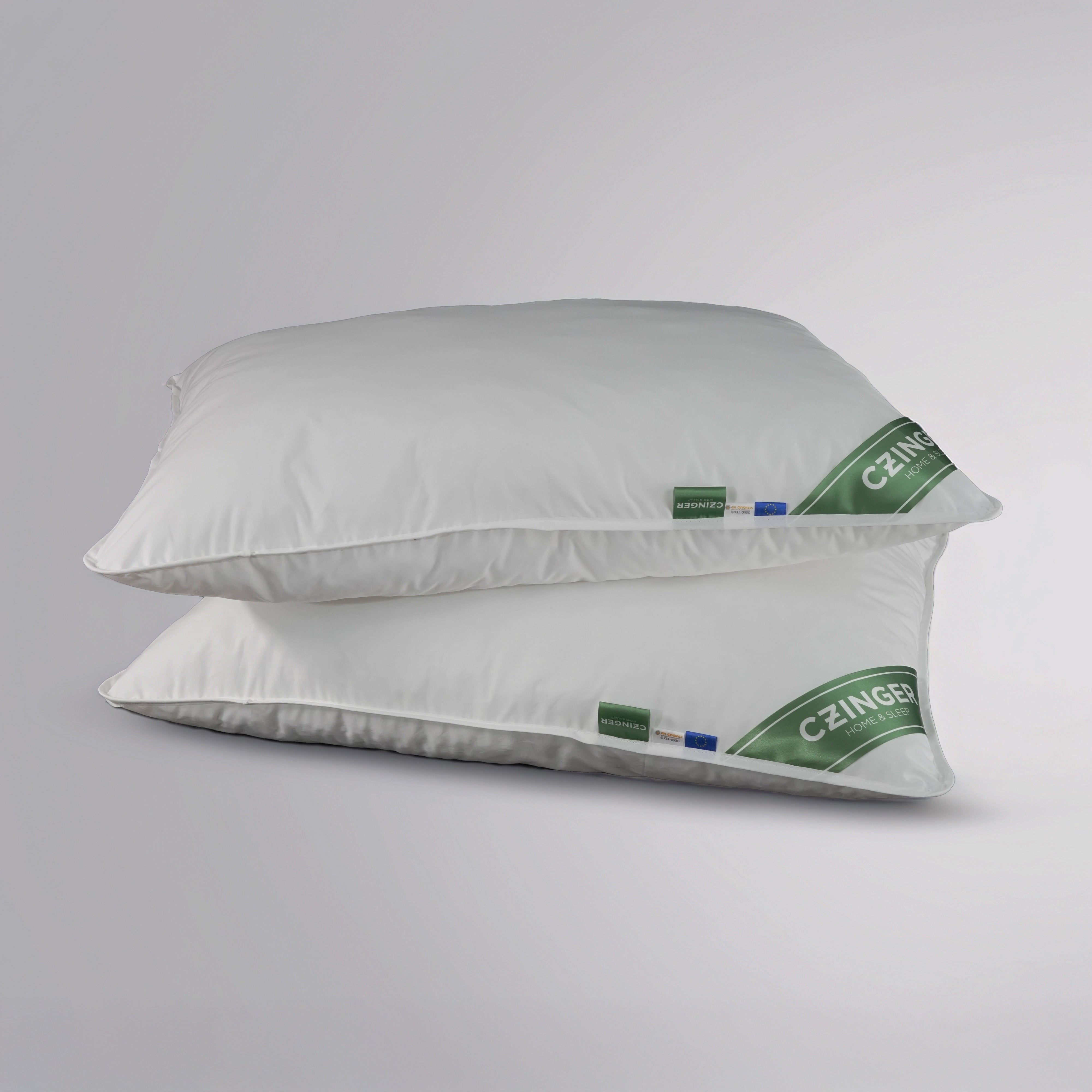 Allergy "STOP" Anti-allergic 2 large pillows - 100% cotton cover with hem band