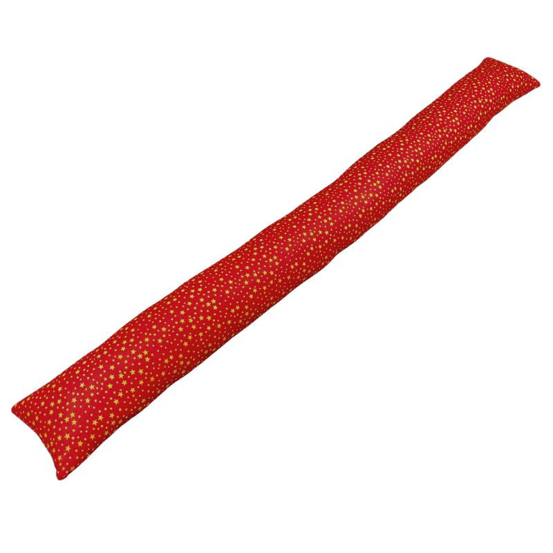 Christmas draught excluder - star pattern