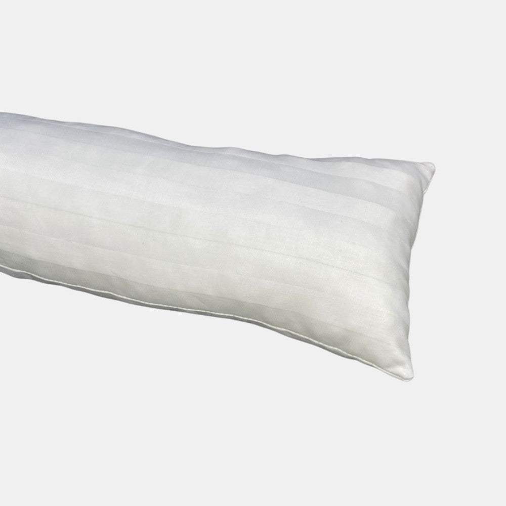 Zugluftstopper mit Damaststreifen