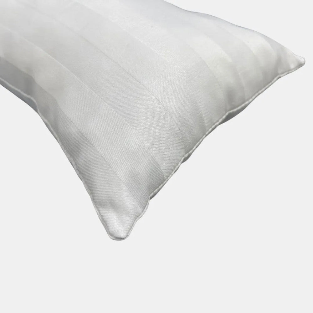 Zugluftstopper mit Damaststreifen