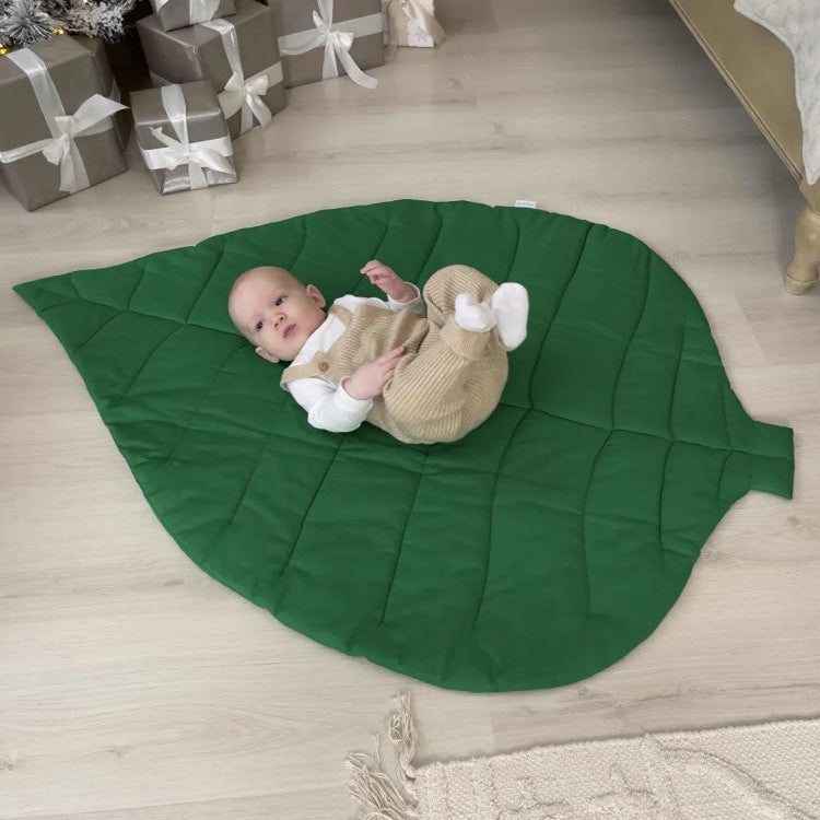 Wallflower children's play mat and blanket - dark green