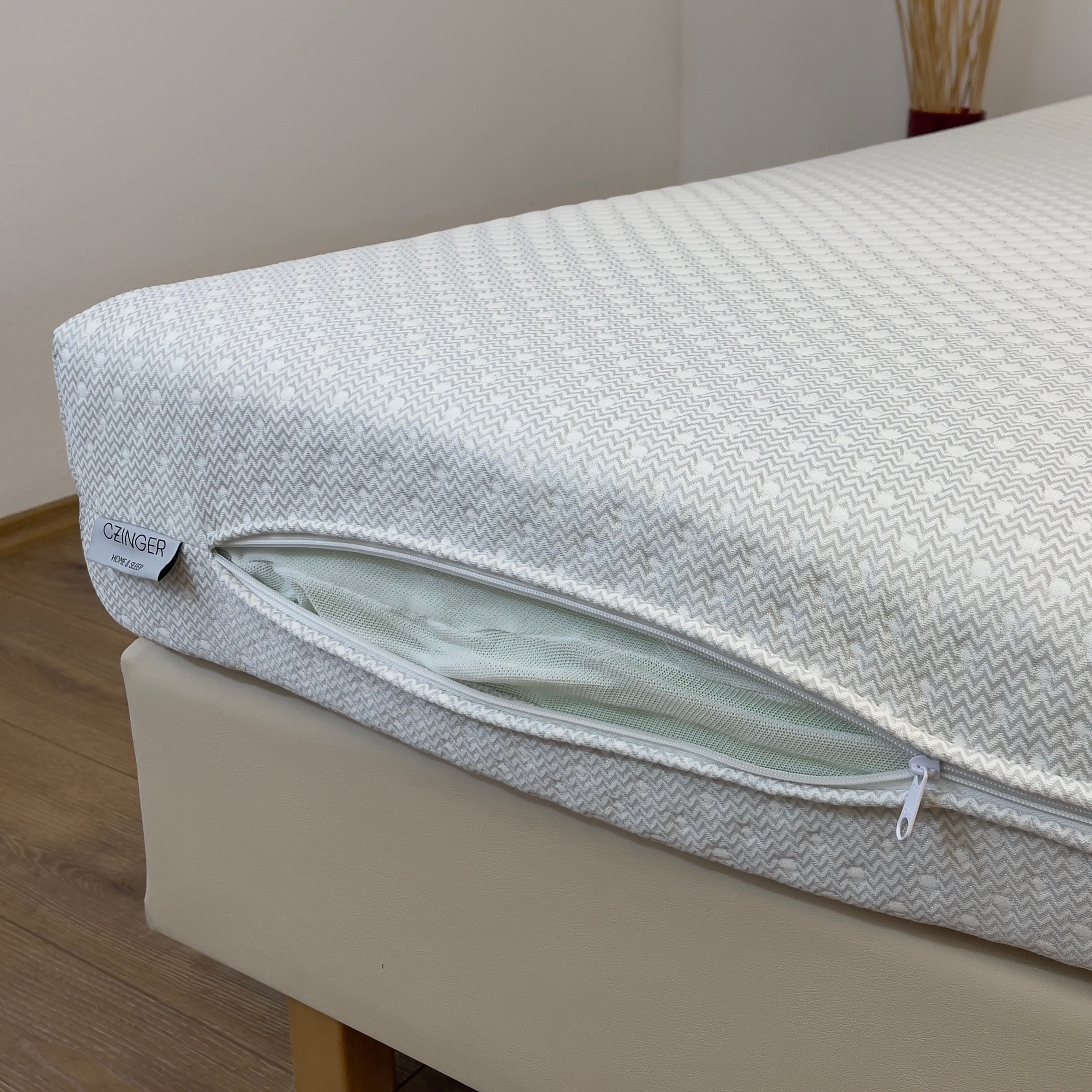 Matratzenbezug mit Reißverschluss, abnehmbar – 450 gr/m2 – Premium-Qualität!