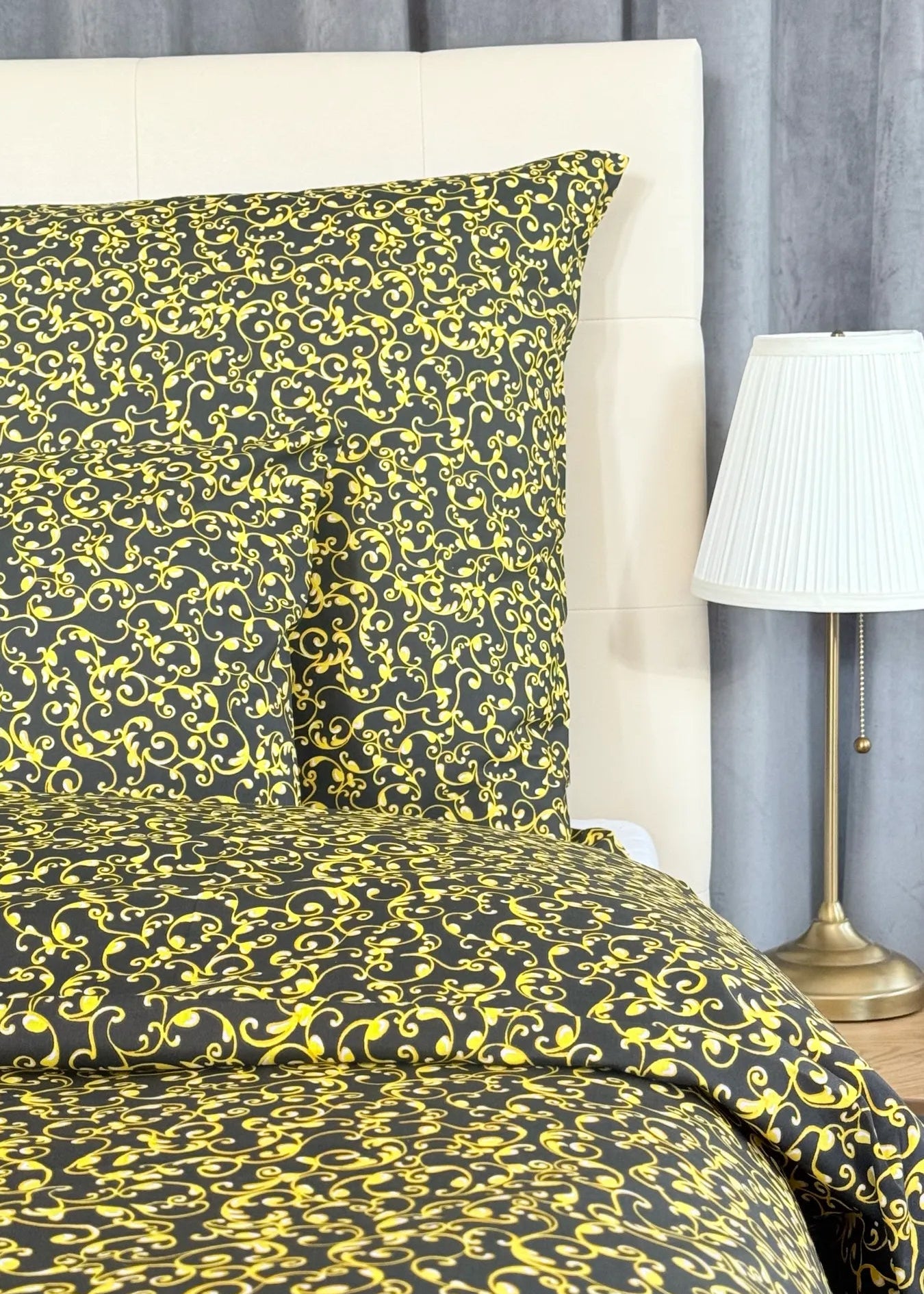 Baumwollbettwäscheset - Blaue Kreise