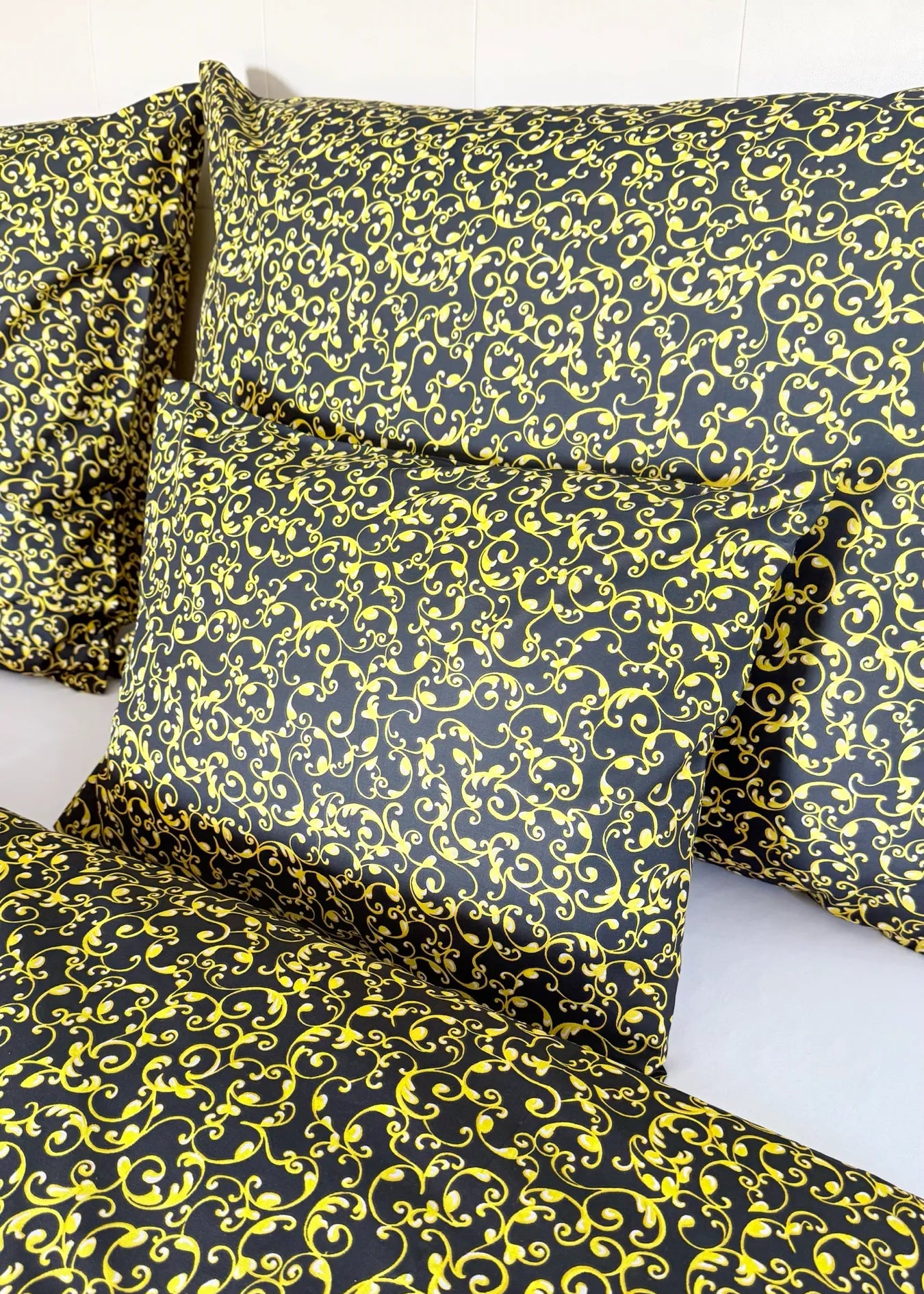 Baumwollbettwäscheset - Blaue Kreise