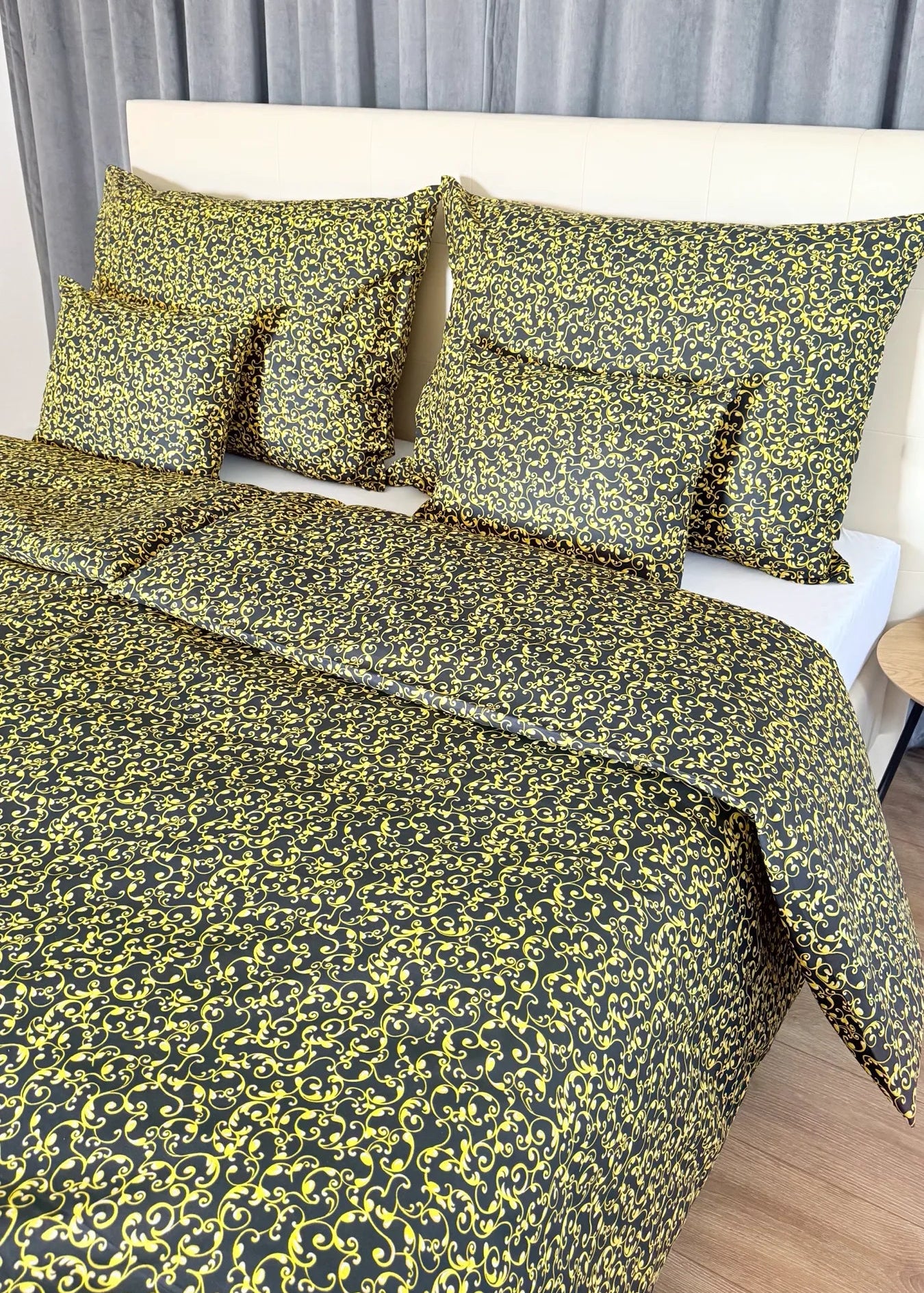 Baumwollbettwäscheset - Blaue Kreise