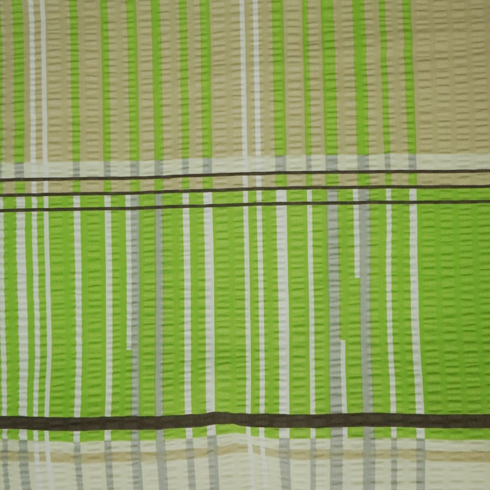 Crepe pillowcase - Green checkered