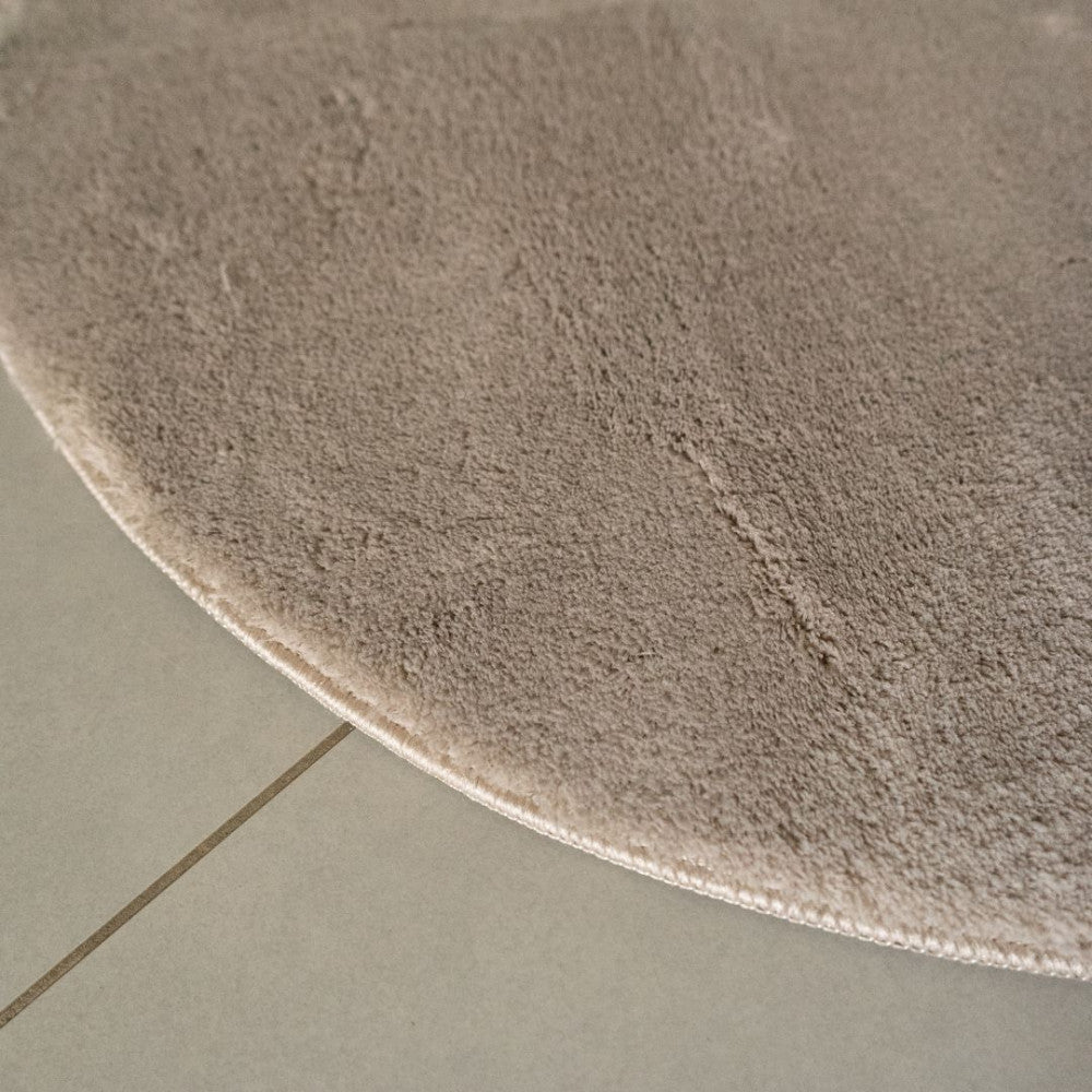 Royal round rug - beige