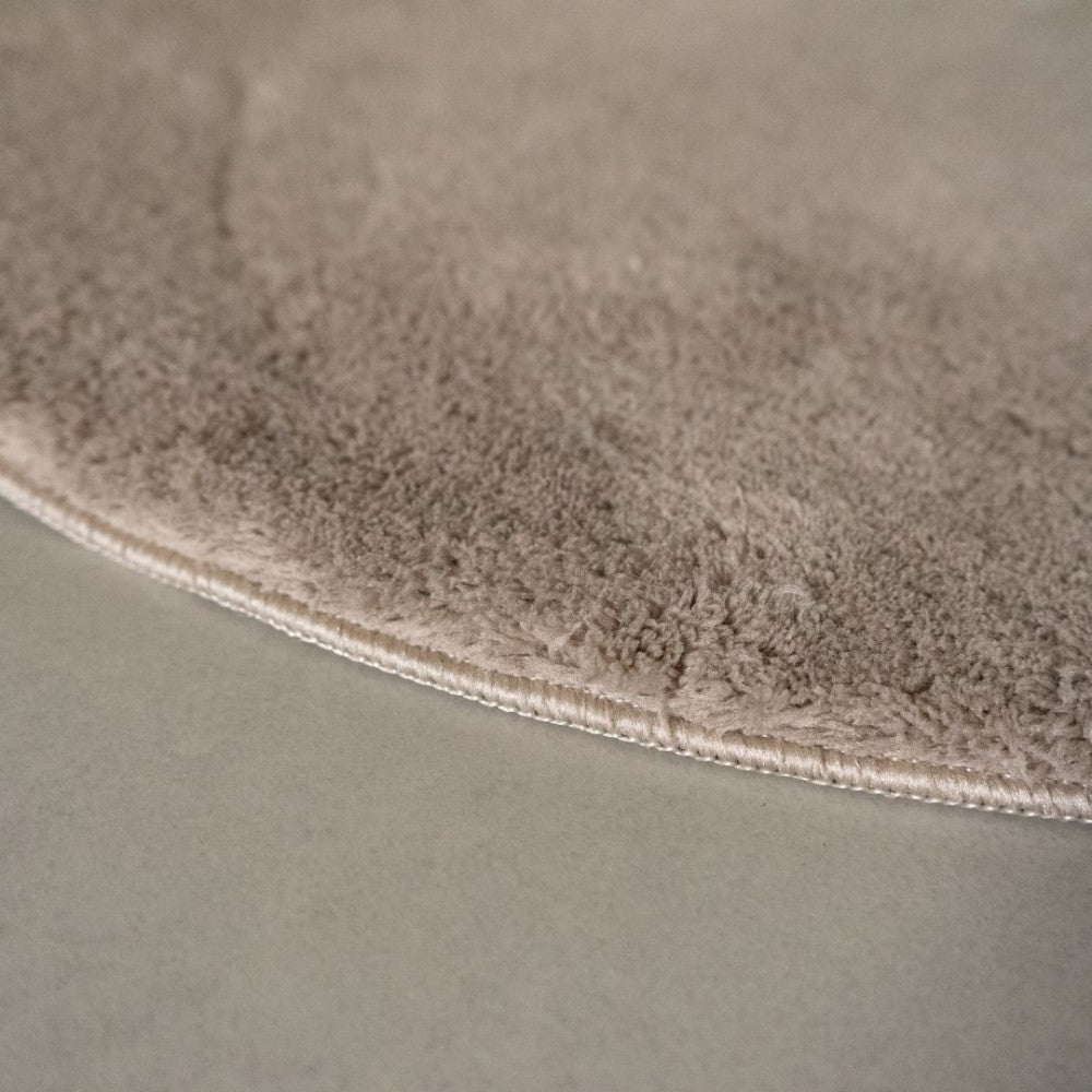 Royal round rug - beige