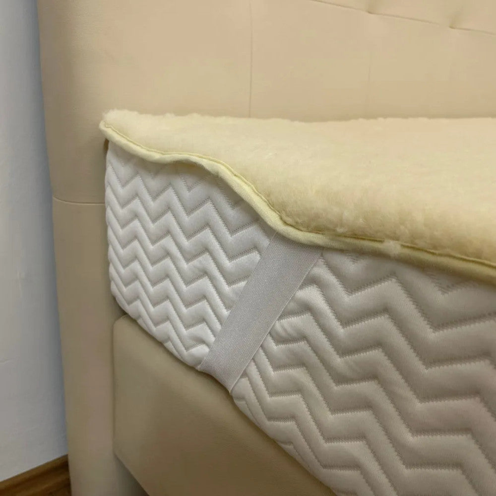 Matratzenschoner aus Merinowolle – 600 g/m², einseitig