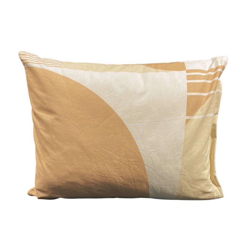 Cotton large pillowcase - Draped pattern