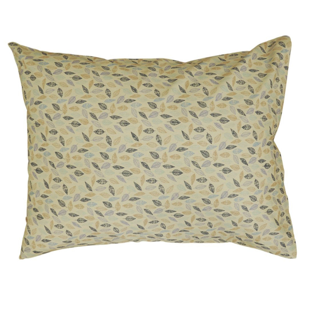 Pamut párnahuzat - Apró levél mintás
