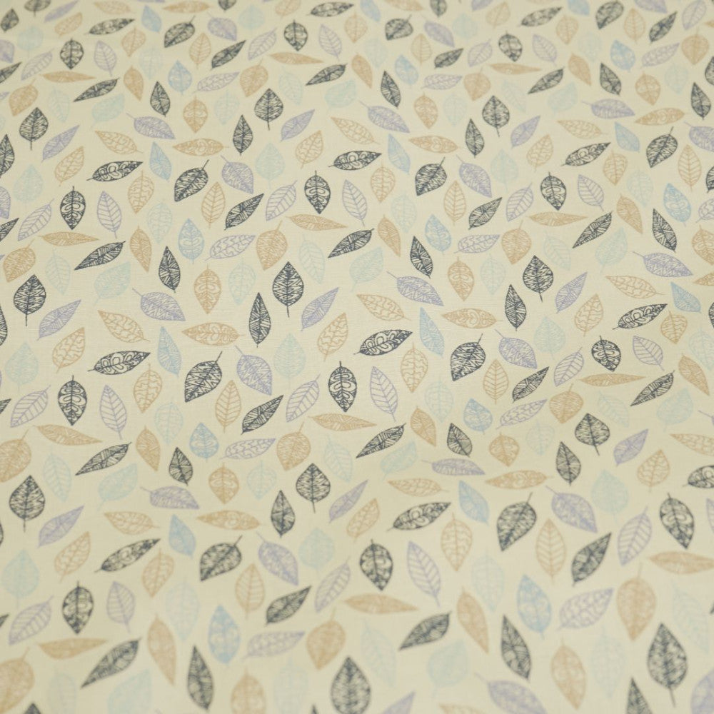 Pamut párnahuzat - Apró levél mintás