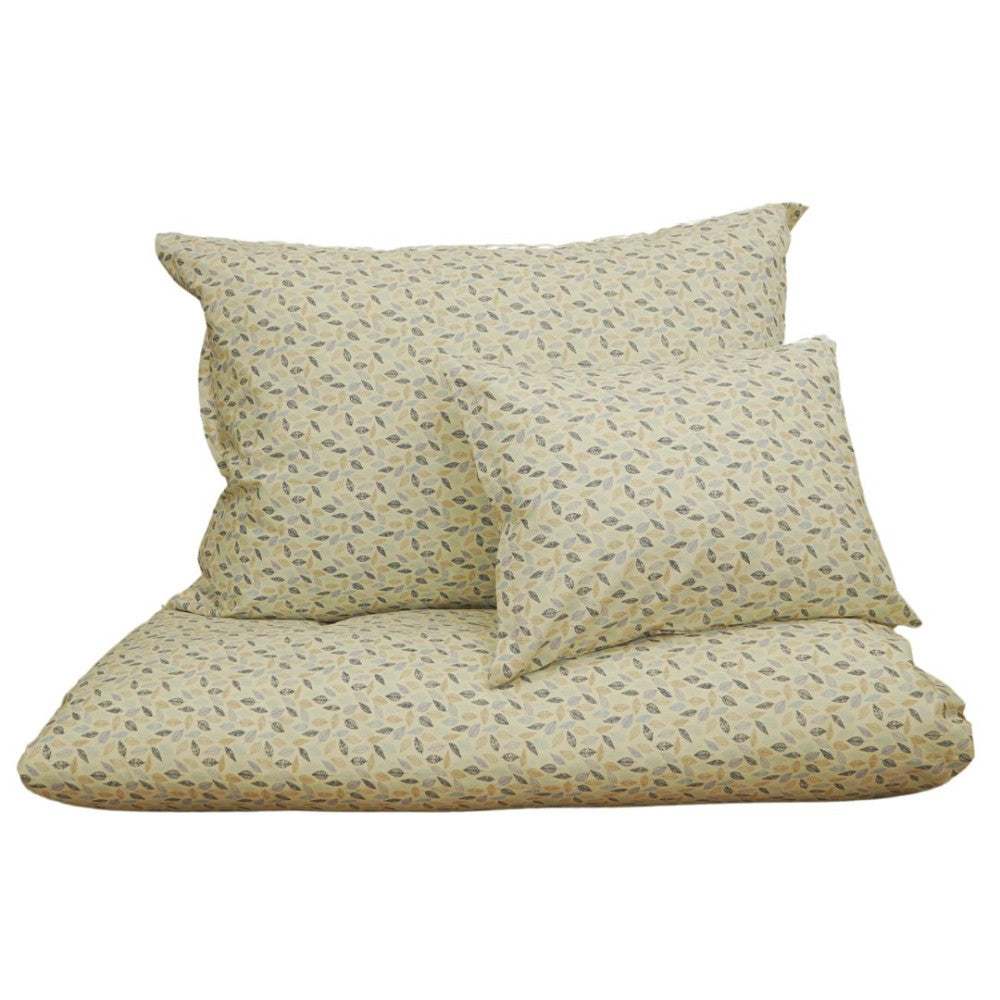 Kissenbezug aus Baumwolle – Winziges Blattmuster