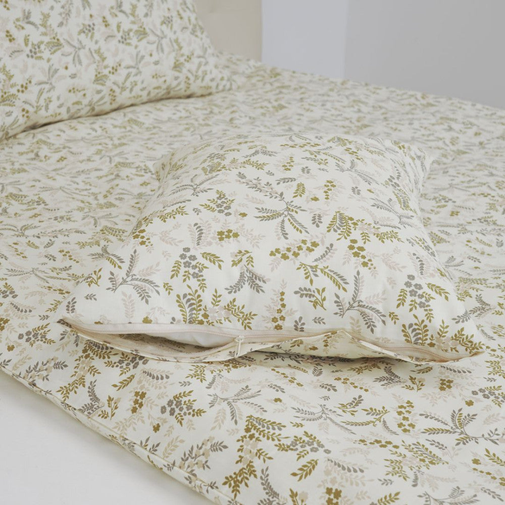 Pamut kispárnahuzat - Pasztell apró virágmintás