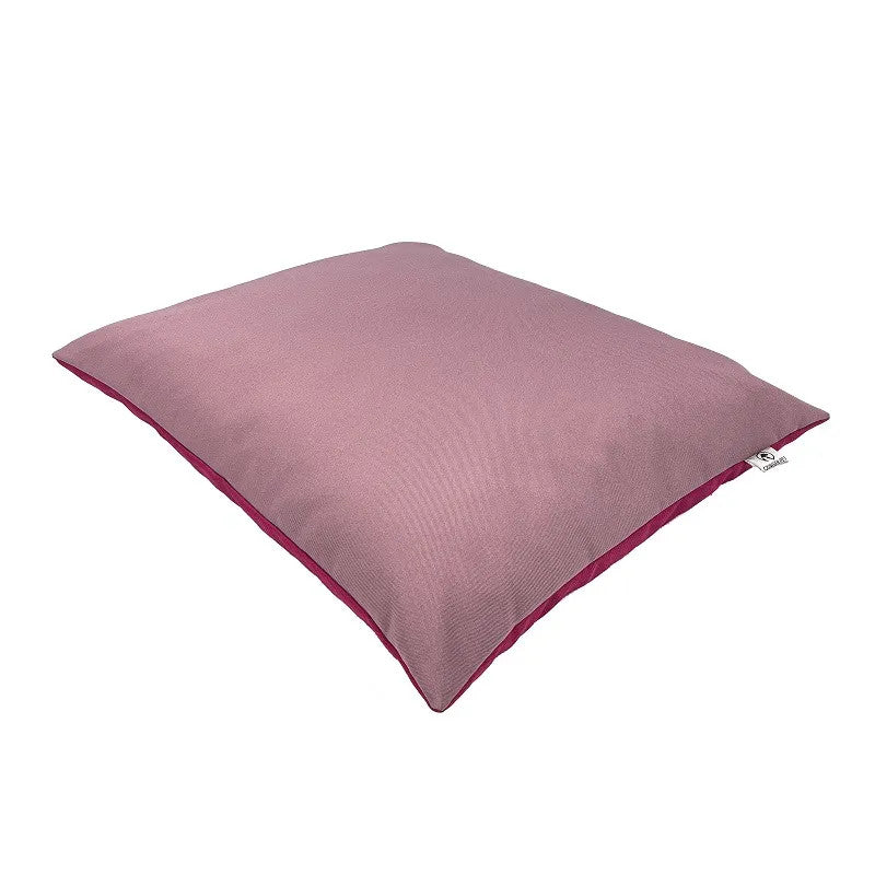 Double-sided design pillow - dog bed - pale/dark pink