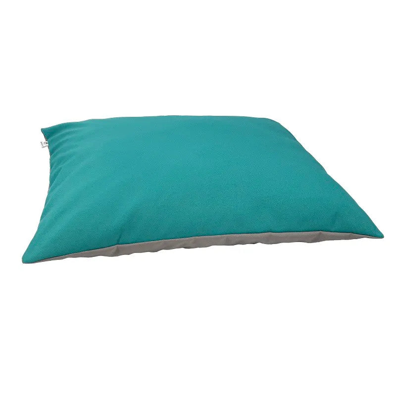 Double-sided design cushion - dog bed - gray/blue