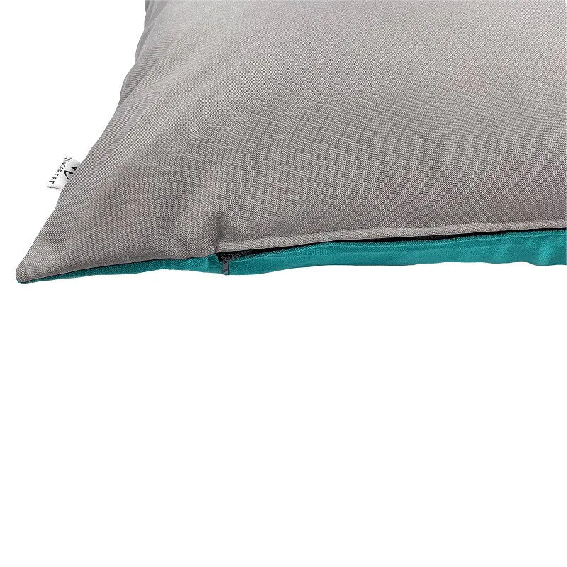 Double-sided design cushion - dog bed - gray/blue