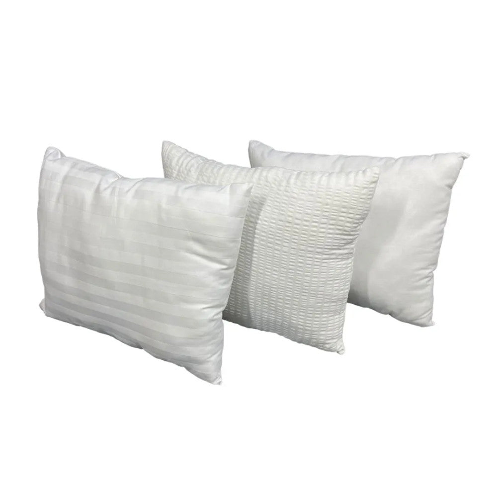 Shapeable small pillow - 100% cotton - with variable white material - 1 pc.