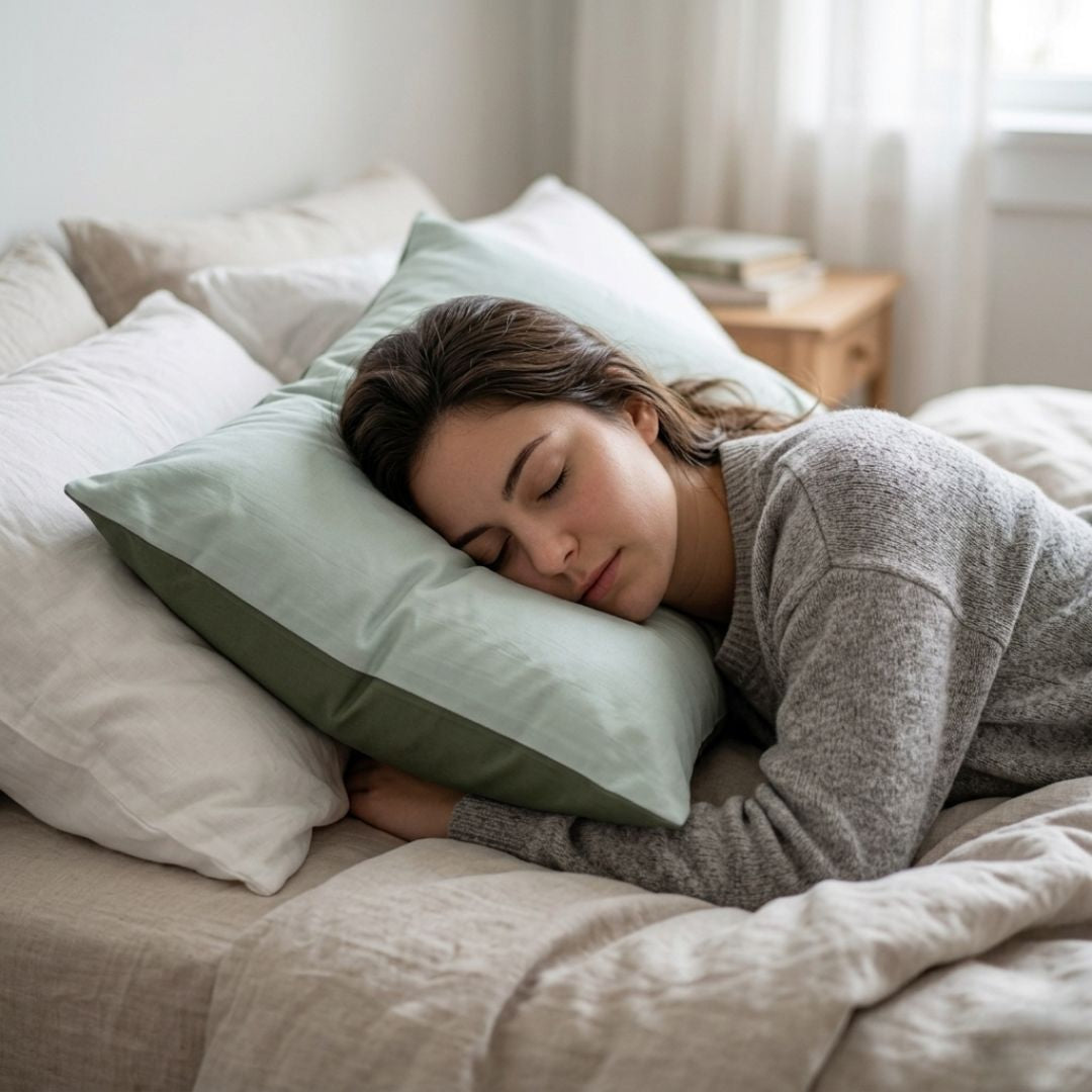 Mauve satin pillowcase - TC 250