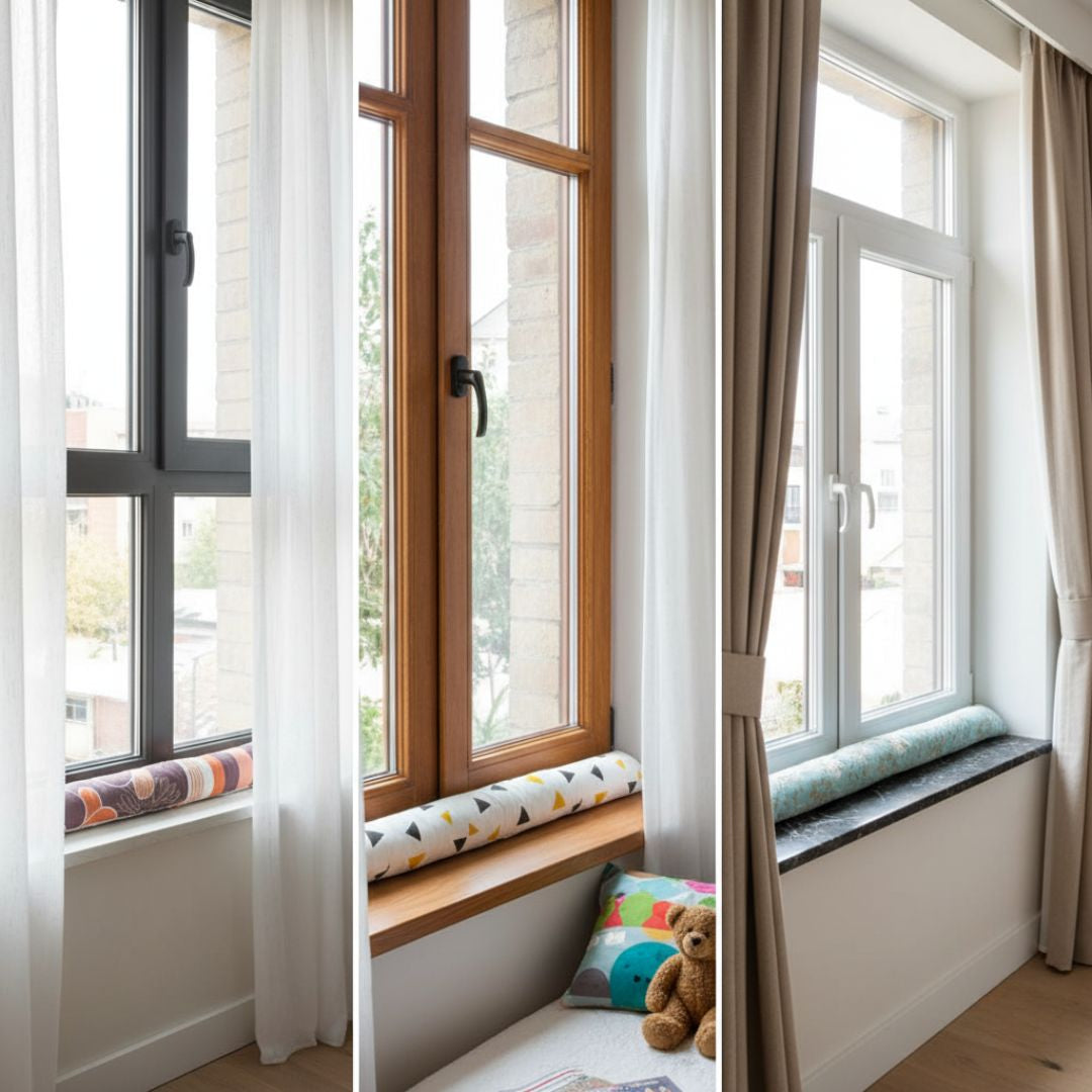 Zugluftstopper - 100% Baumwolle - Mit wechselnden Farben