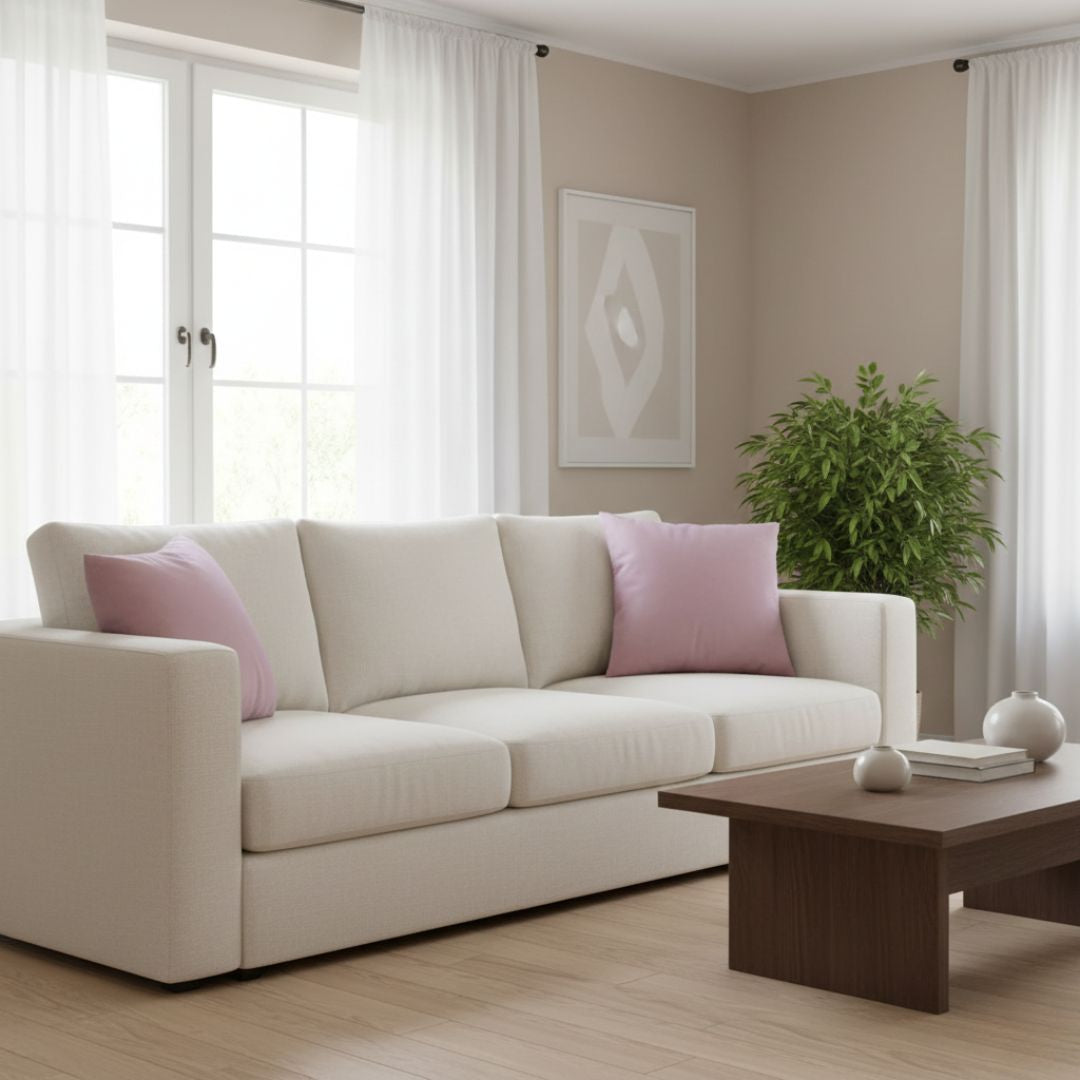 Dekokissen (mit Einlage) 45x45 (puderrosa)