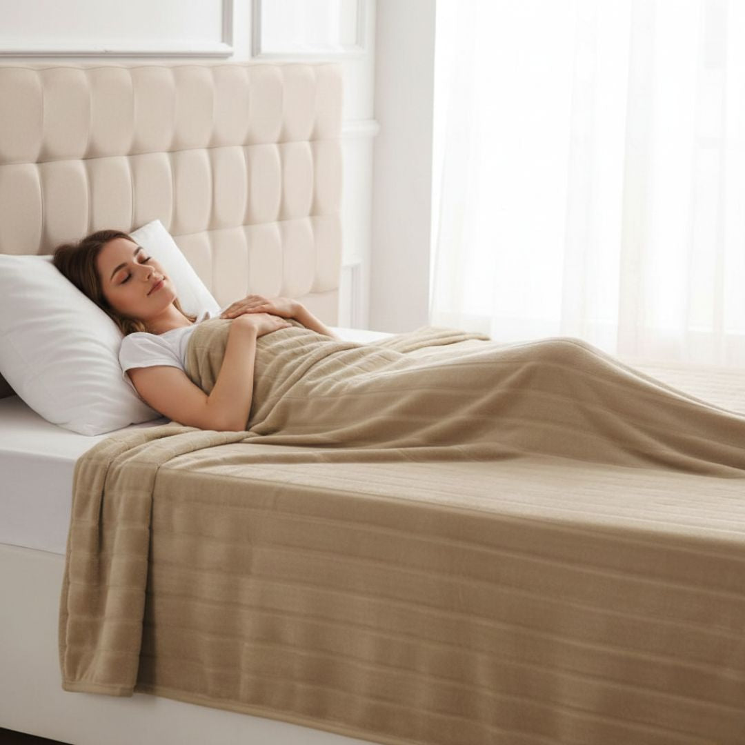 Plaid - Merino Cappuccino - 220x240 cm