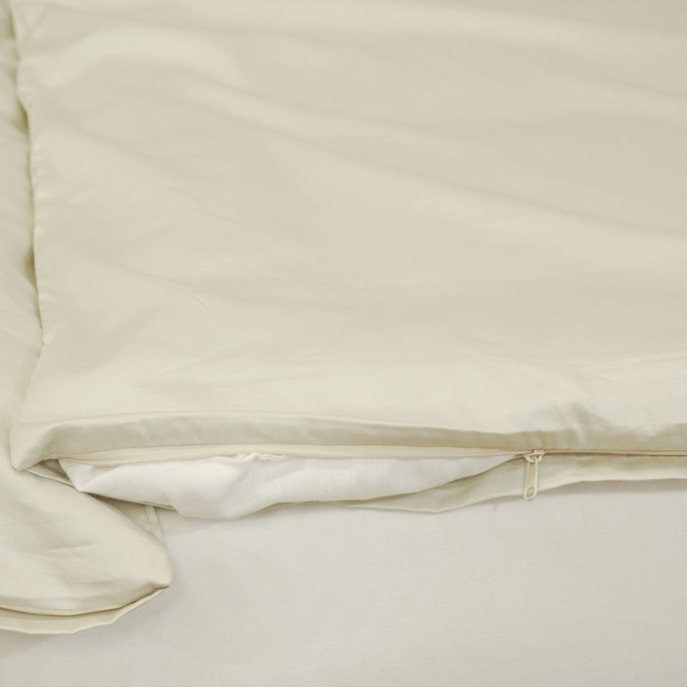 Világos arany szatén ágyneműhuzat garnitúra - 3 részes - TC 250