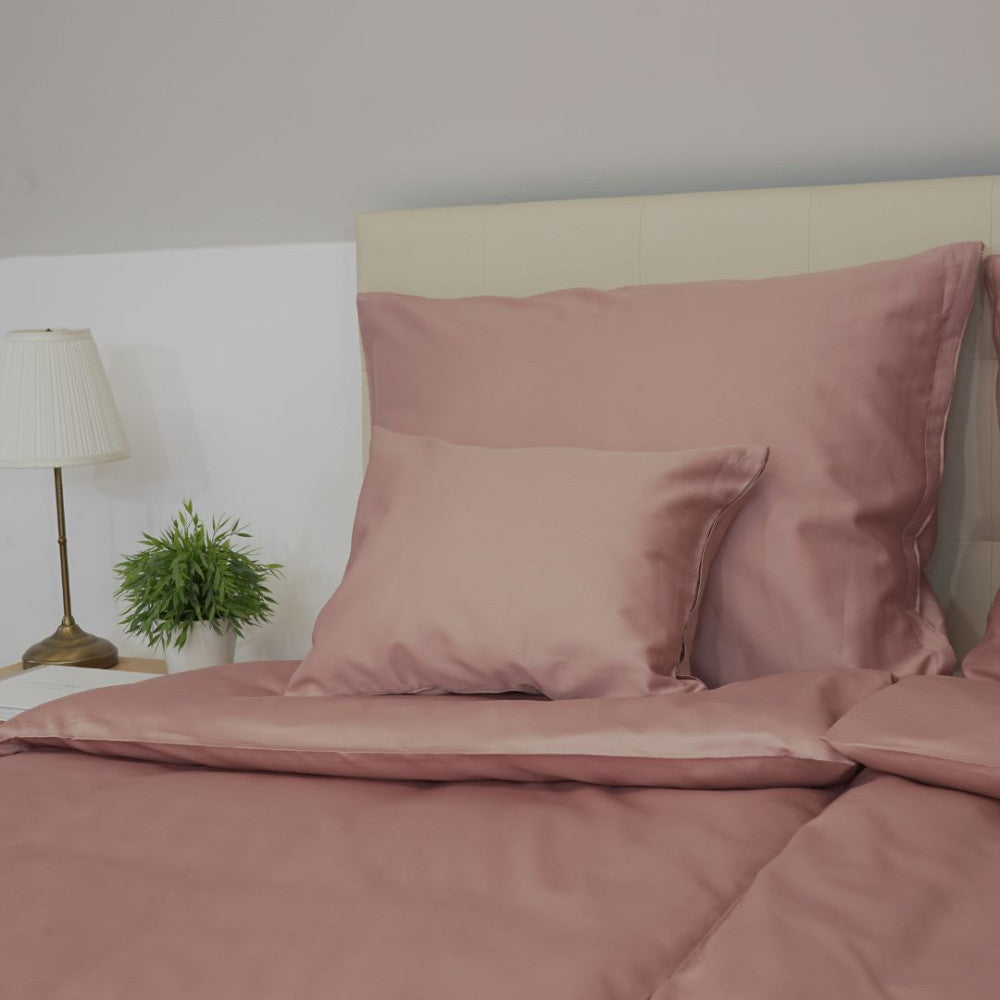 Mauve satin pillowcase - TC 250