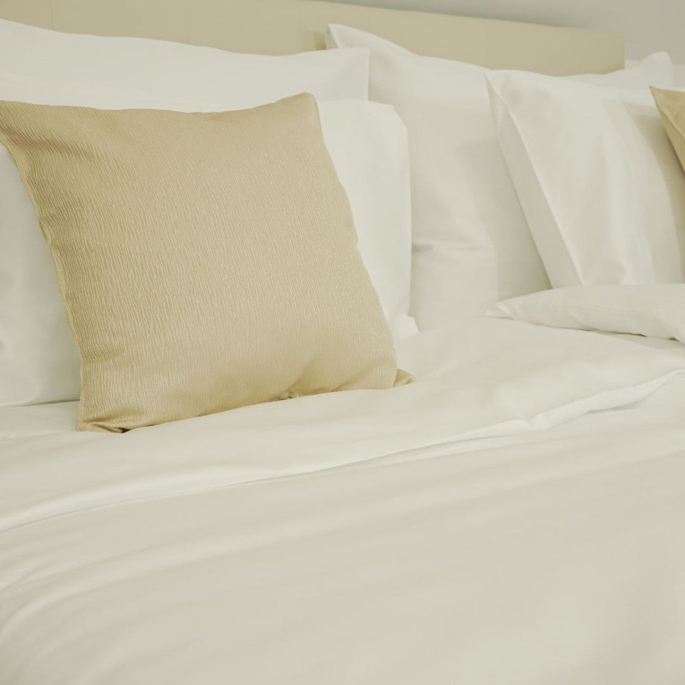 Hotel PERCAL Bettlaken aus 100 % Baumwollleinen – Spannbettlaken – 3er-Set – 120 g/m² – verpackt