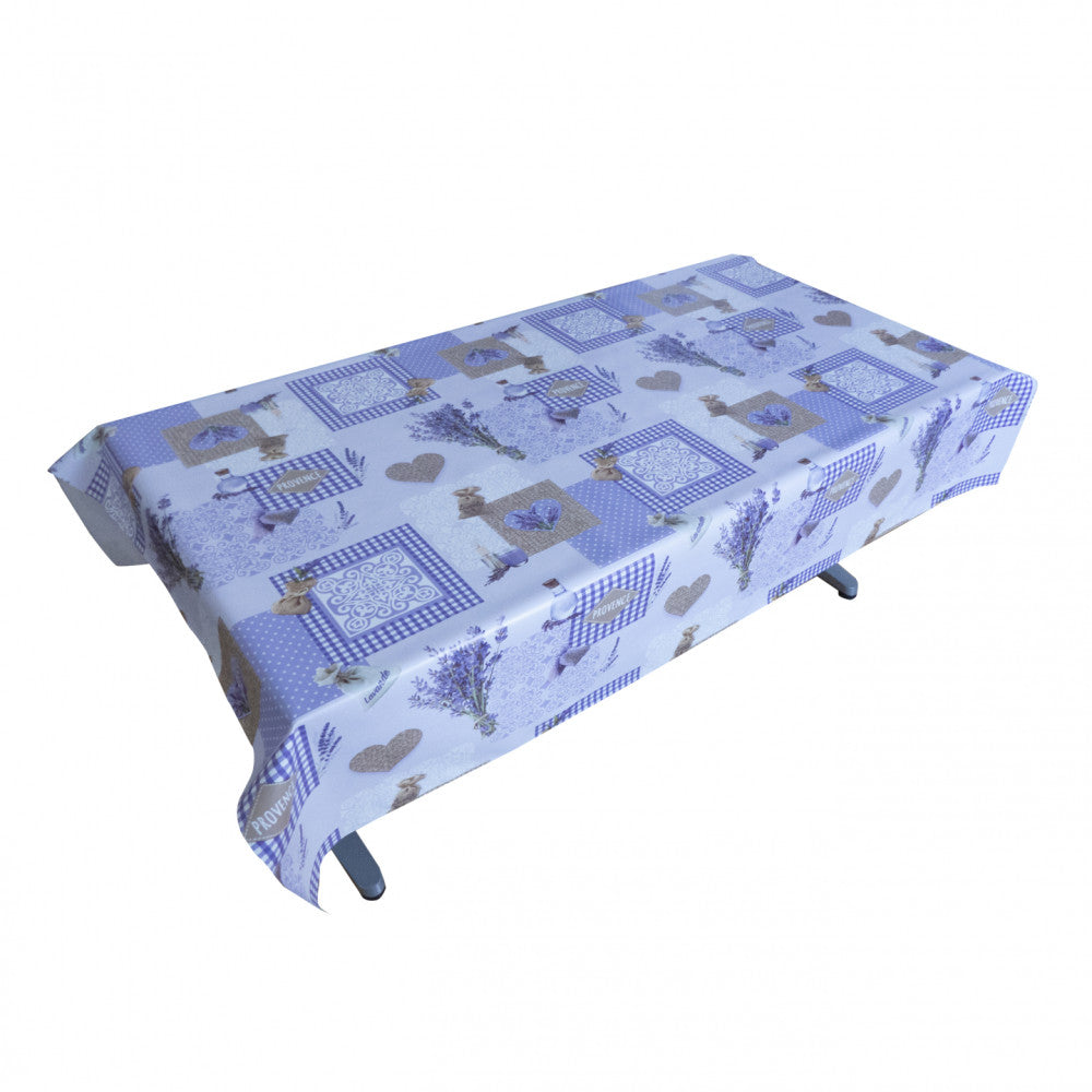 Oilcloth tablecloth - Premium quality! - Lavender