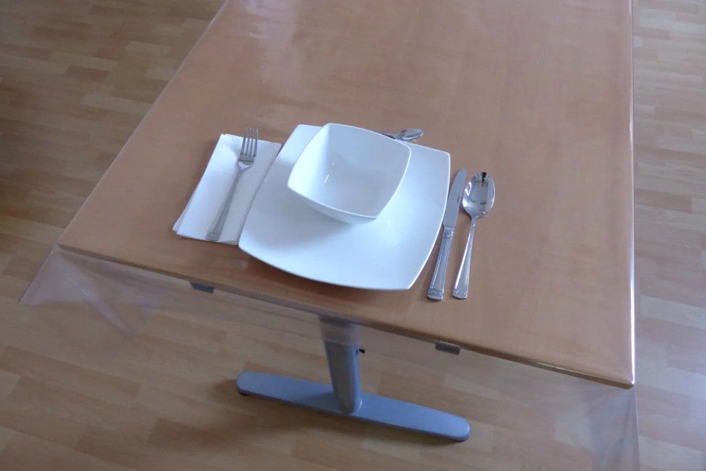 Silikon-Tischdecke - Premium-Qualität! - Transparent klar
