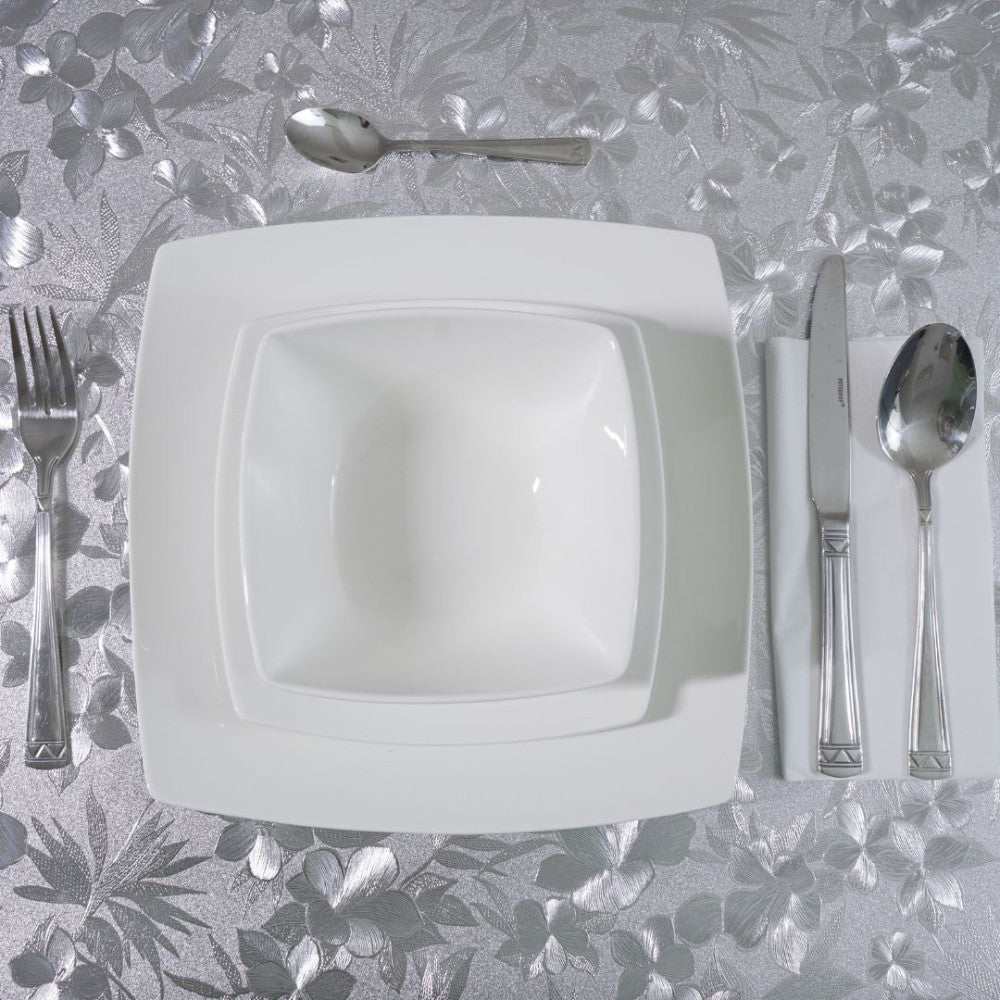 Gold-Oilcloth tablecloth - Premium quality! - Silver color