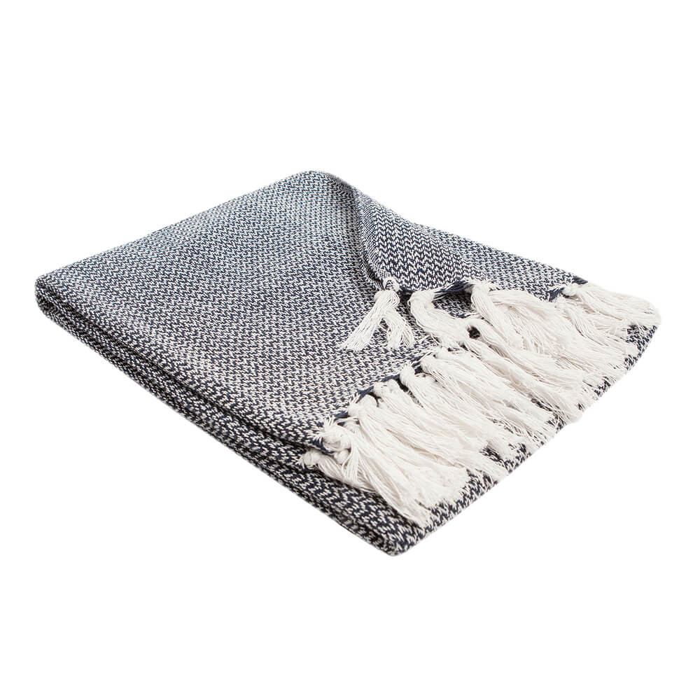 Beige polka dot bedspread