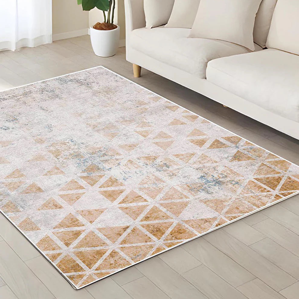 Brown-Beige patterned runner